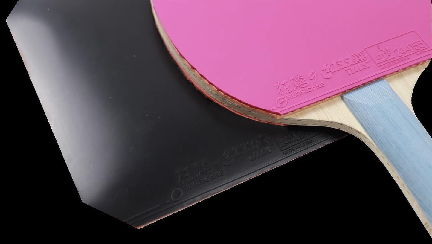 DHS Hurricane 9 2,15mm Hard 39 Belag Rosa - DXDS016-4