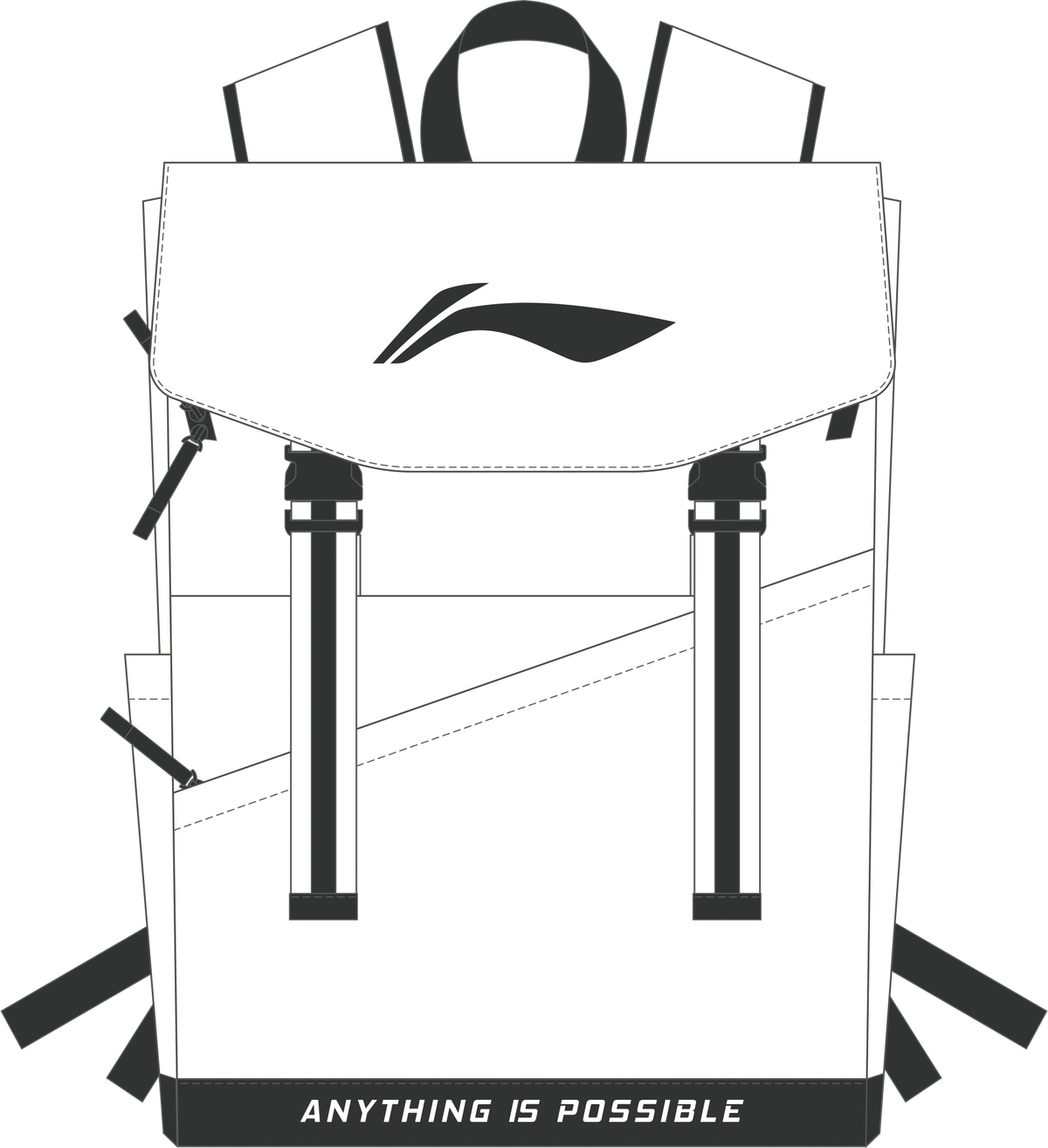 Li-Ning Rucksack Professional Design - ABSW225