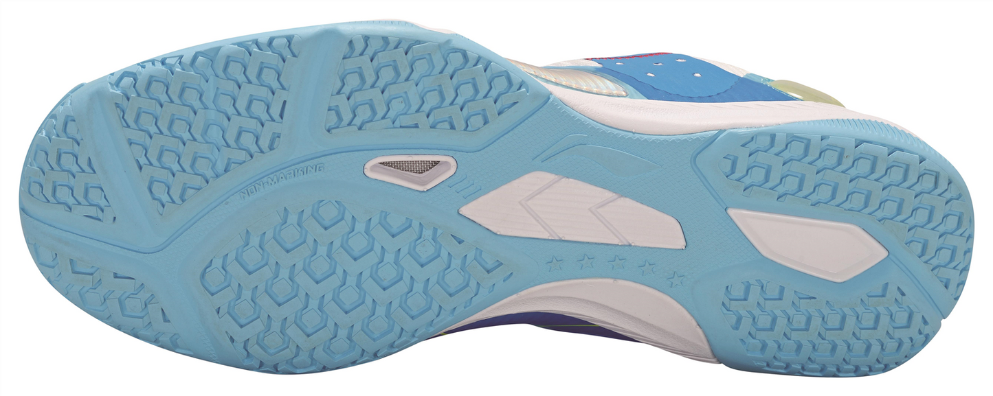 Professional Herren Tischtennis Schuh Mountains - Weiß-Blau - APPR017-1
