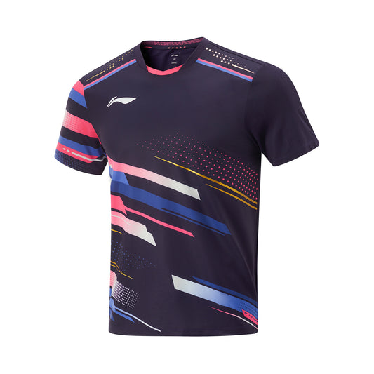 Tabletennis China National-Team Competition T-shirt 2025 purple - AAYV085-1