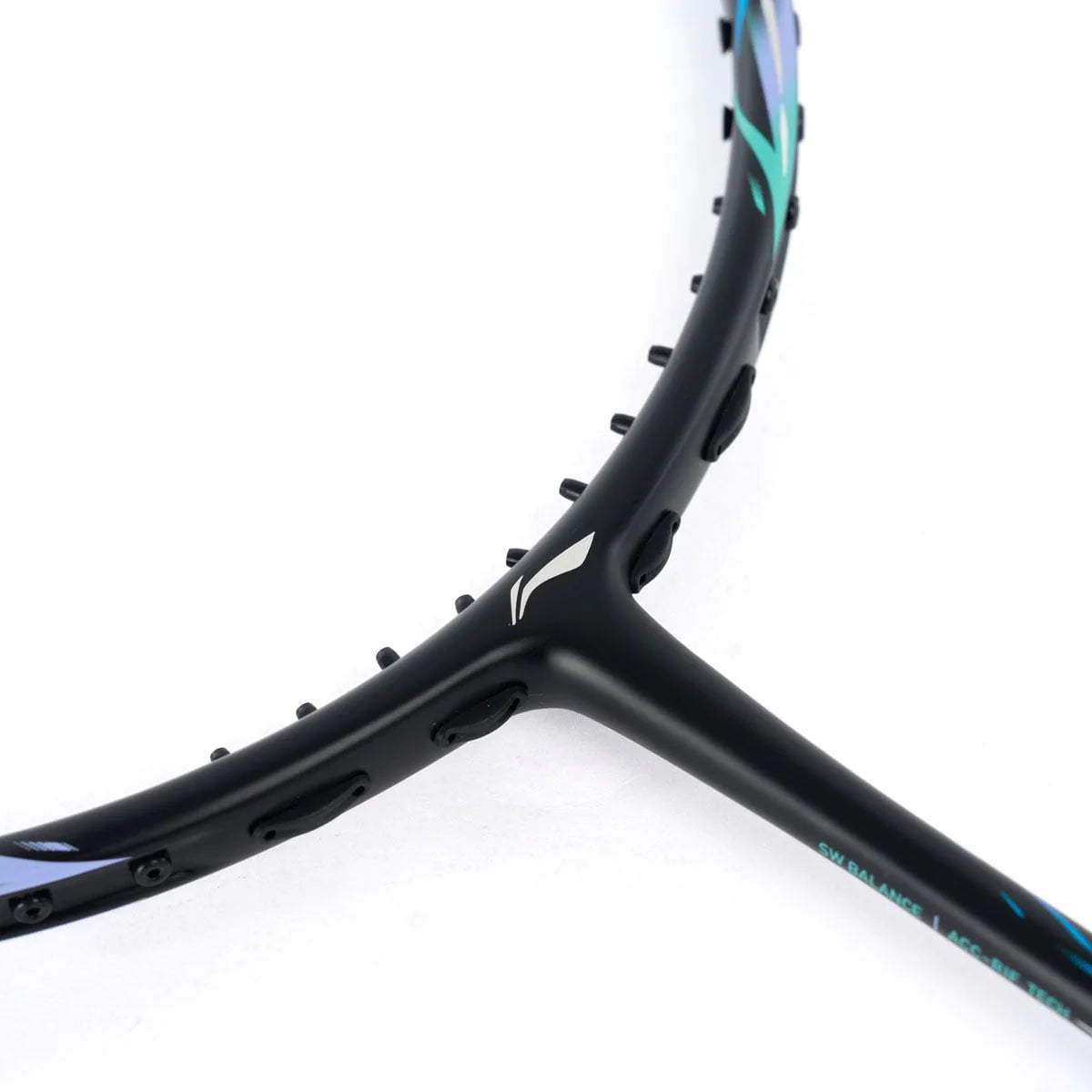 Badmintonschläger HalberTec 7000 (3U) türkis/lila - unbespannt - AYPW015-3