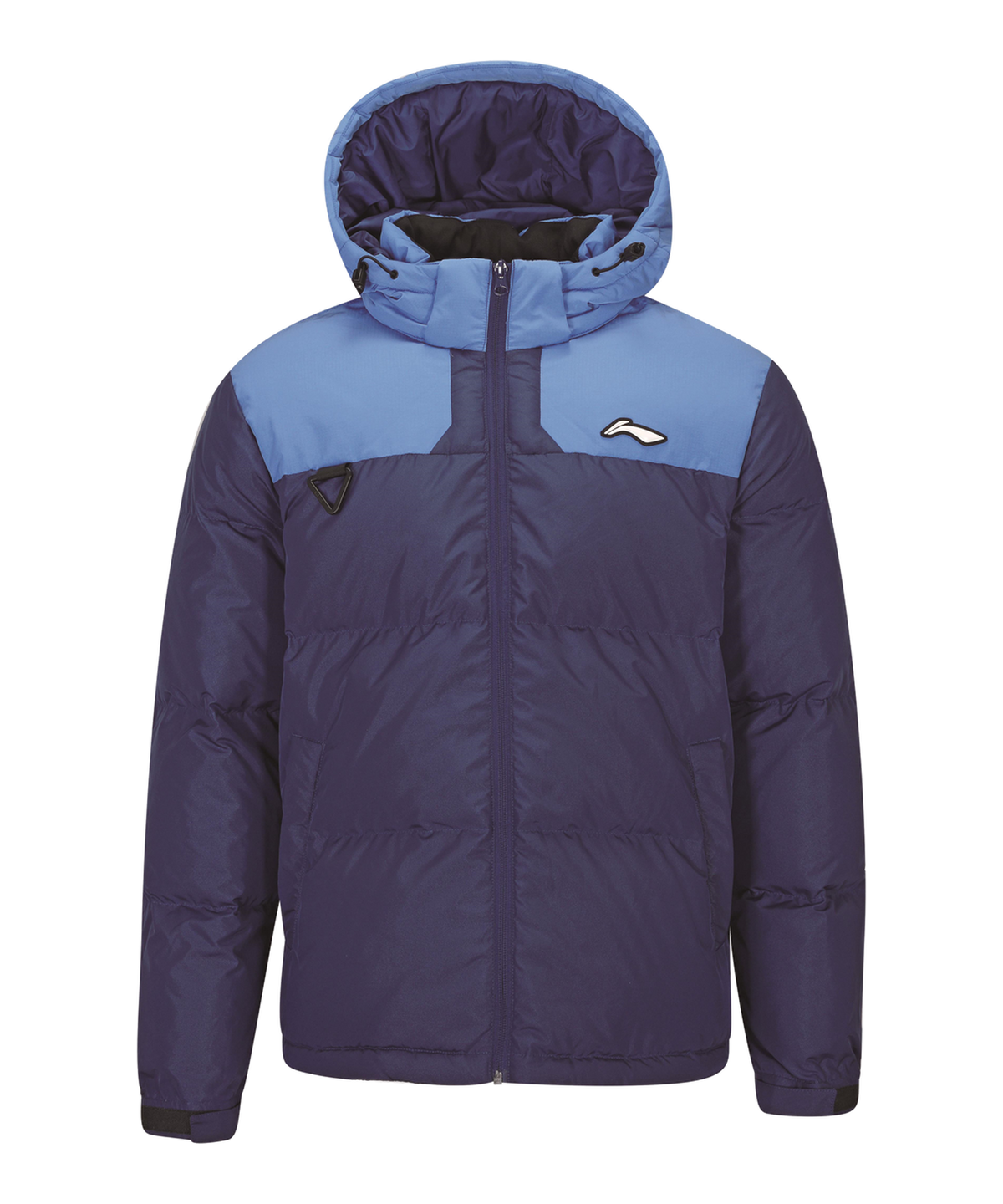 Li-Ning Herren Daunenjacke mit Kapuze dunkelblau - AYMS213-2