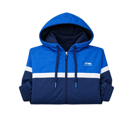 Li-Ning Unisex Kapuzenjacke blau - AYYG219-1