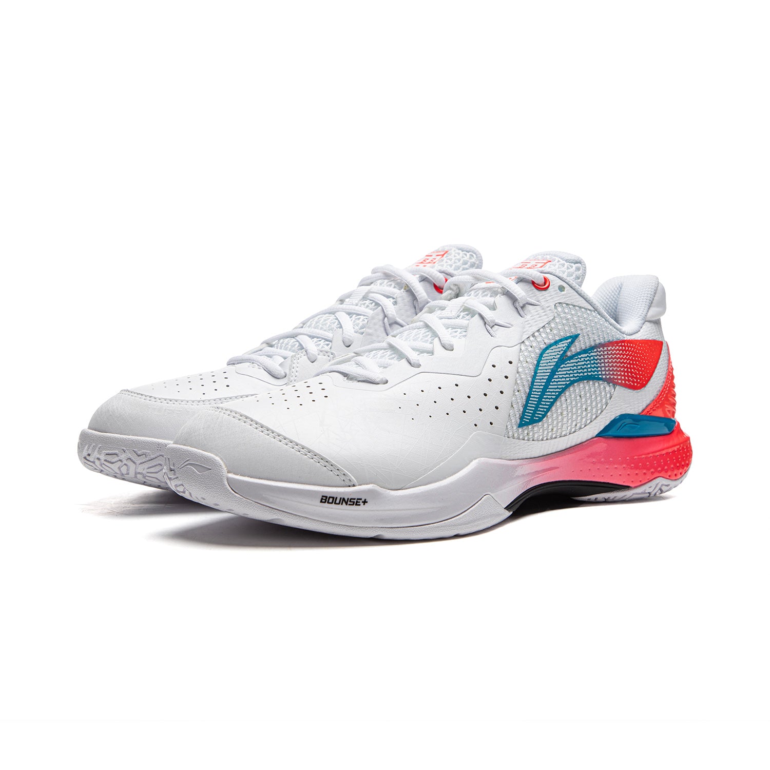 Unisex Badmintonschuh Donner 2 - weiß/rot - AYZU015-2