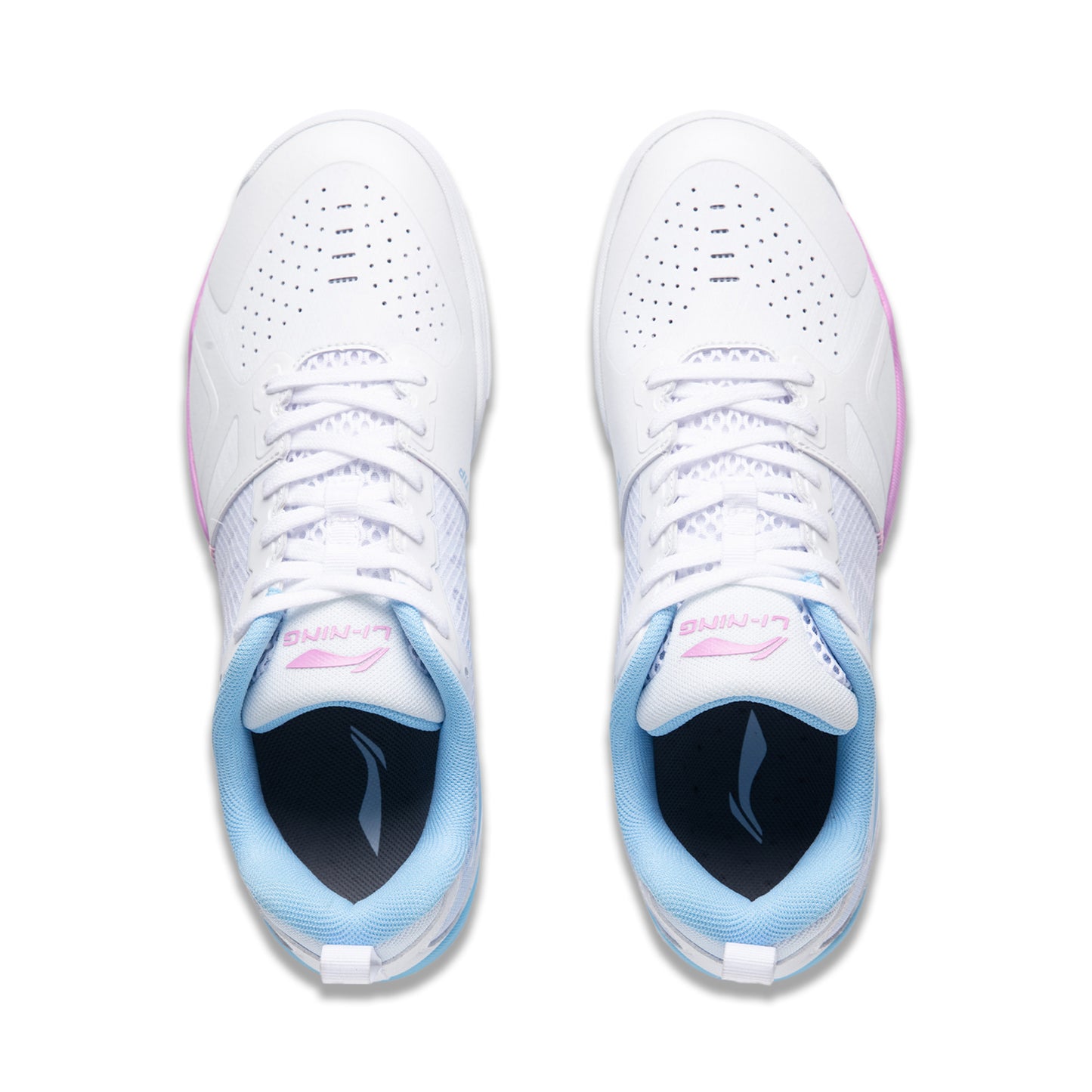 Tischtennis Schuh Hawk Eye 2.0 Pro - weiß/rosa/blau - APPU023-7