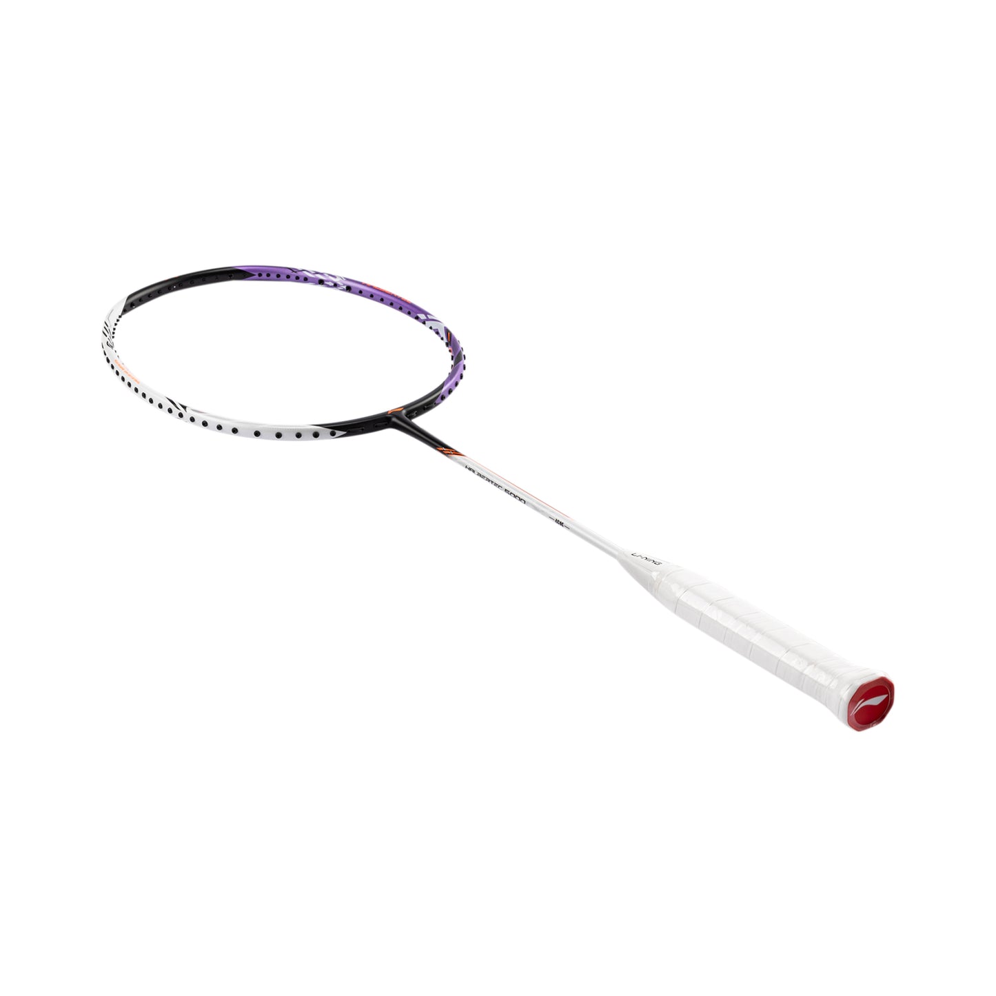 Badmintonschläger HalberTec 1000 (5U) schwarz/lila - bespannt  - AYPV021-50