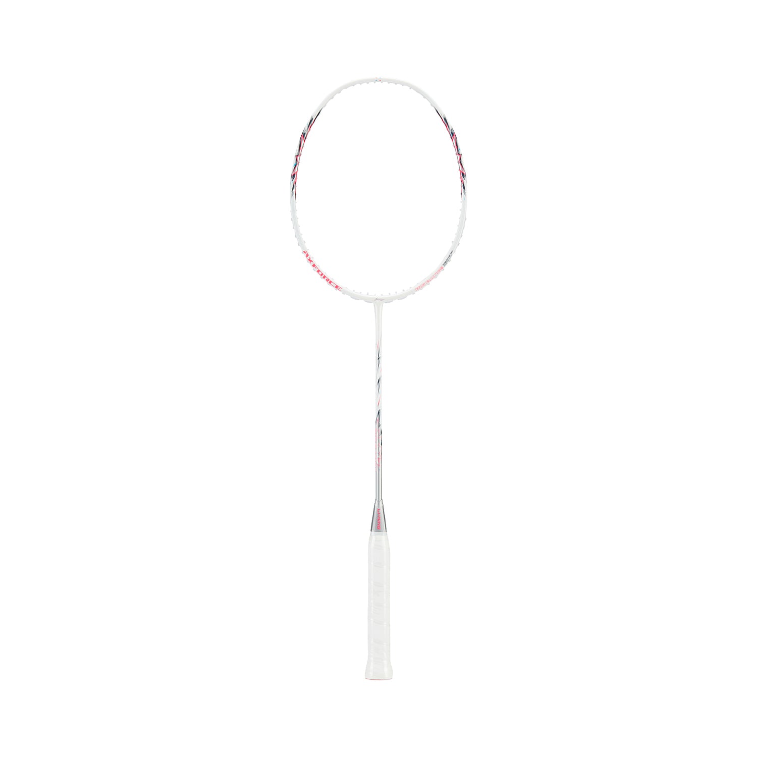 Badmintonschläger AXFORCE BIGBANG (5U) weiß/pink - unbespannt - AYPU051-5