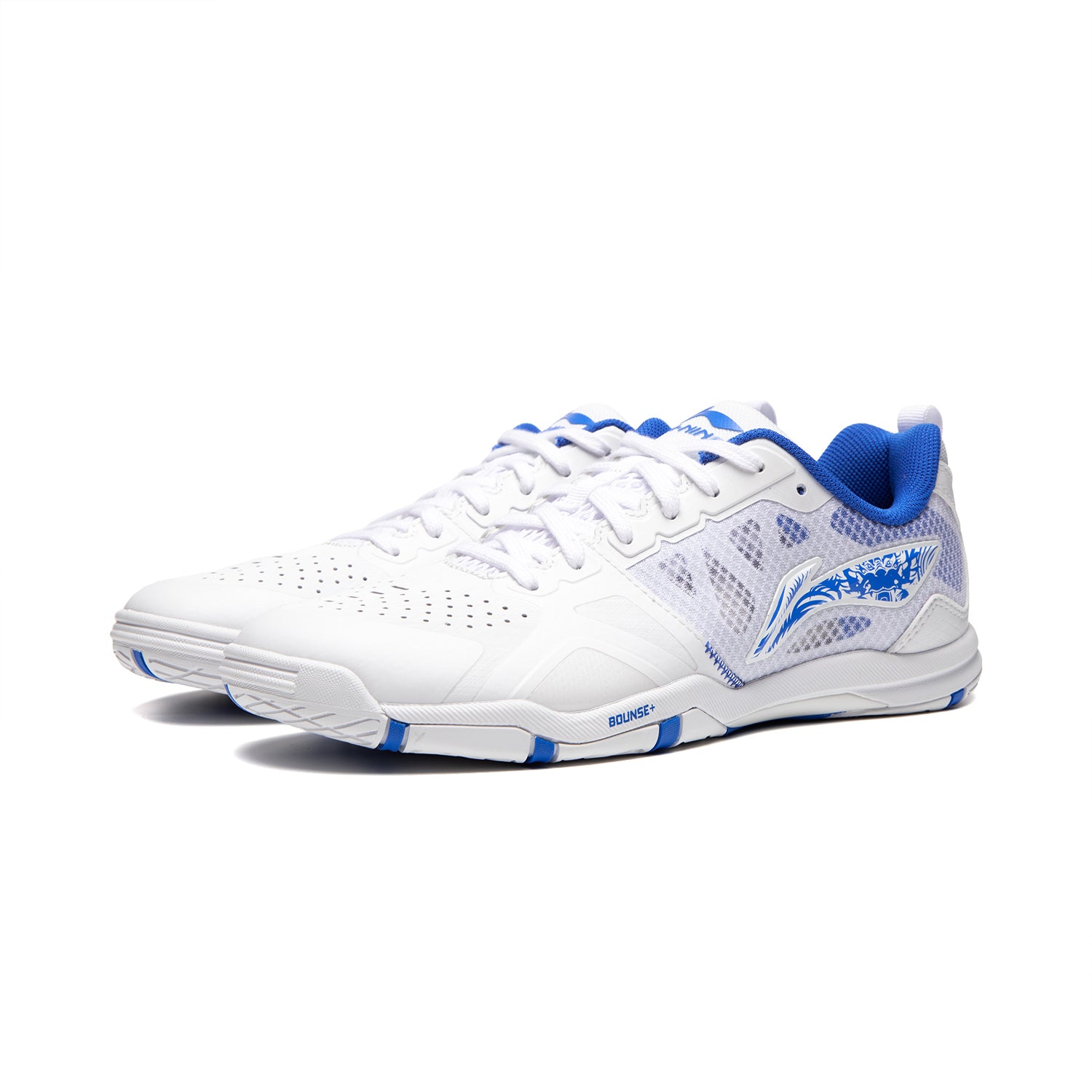 Tischtennis Schuh Hawk Eye 2.0 Pro - ''Keramik'' Limited Edition weiß/hellblau - APPU023-9