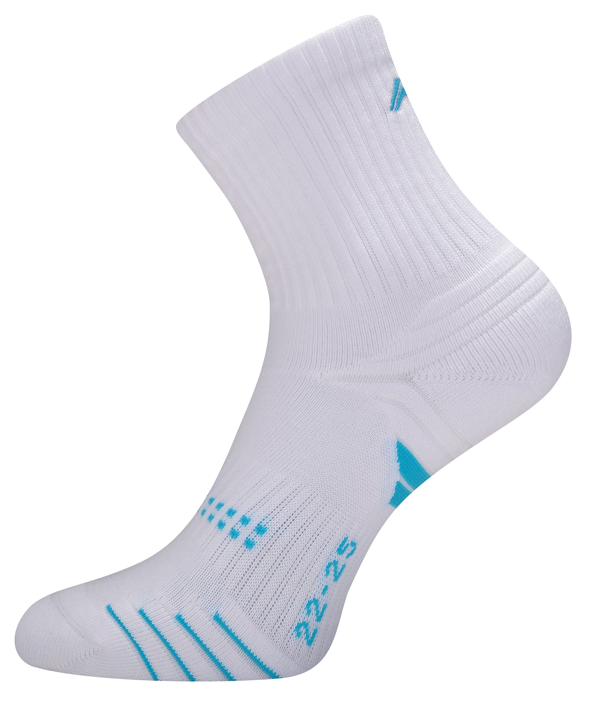 Damen Sportsocke "Nexo'' weiß/hellblau - AWSV162-3