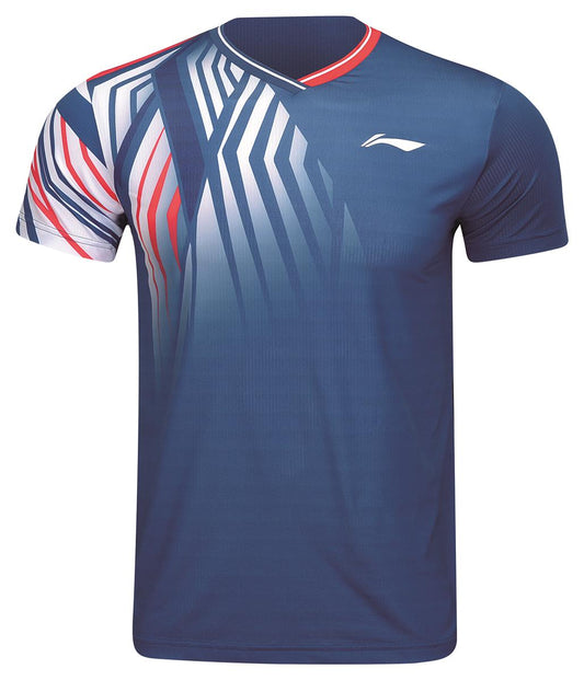 Herren Team Sportshirt "Jungle" blau - AAYT025-1