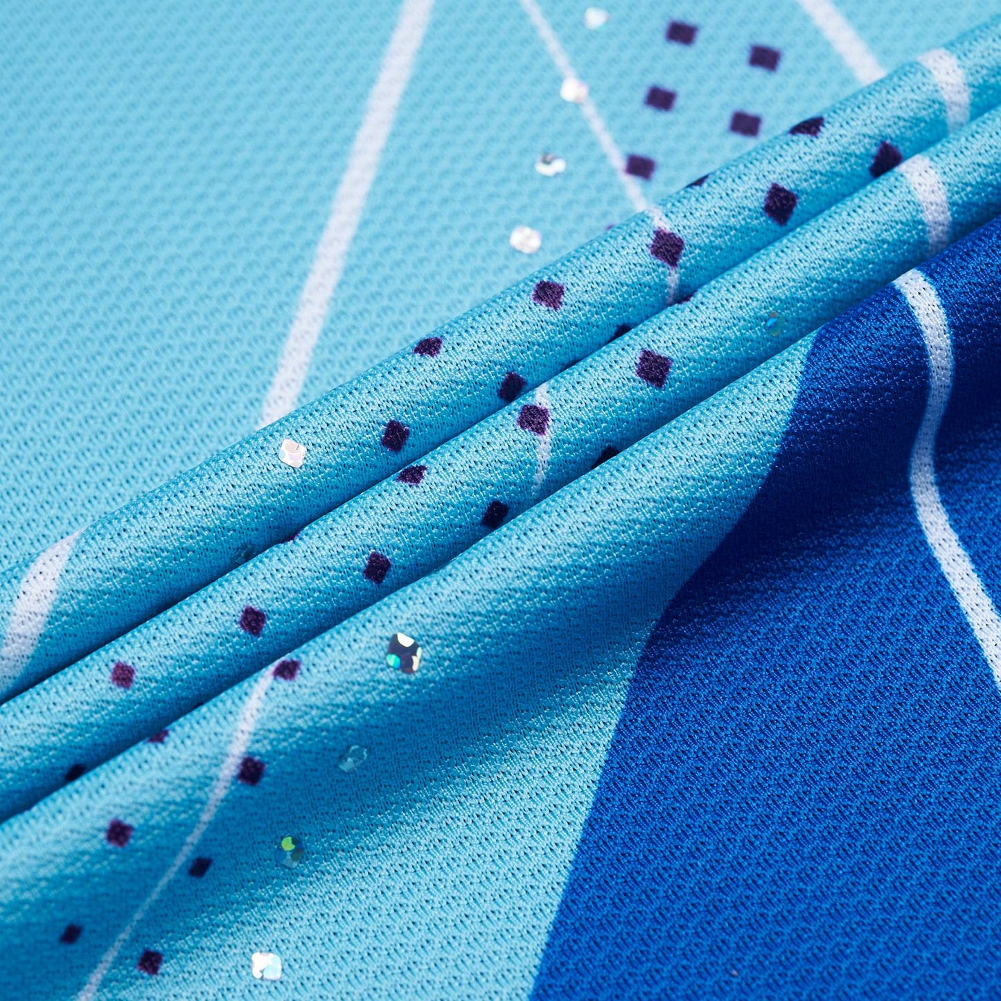 Tischtennis Damen China National-Team Wettkampftrikot "Champion" - blau - AAYT028-3 XS = XXS EU