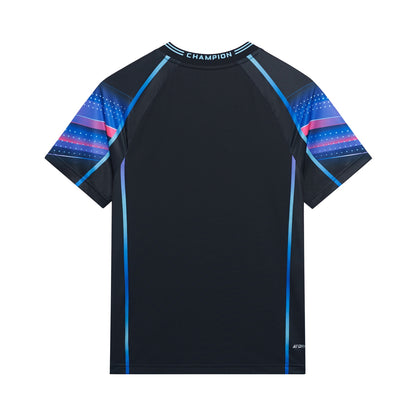 Tischtennis Kinder Nationalteam Wettkampftrikot "Champion" - schwarz/pink- AAYT034-4