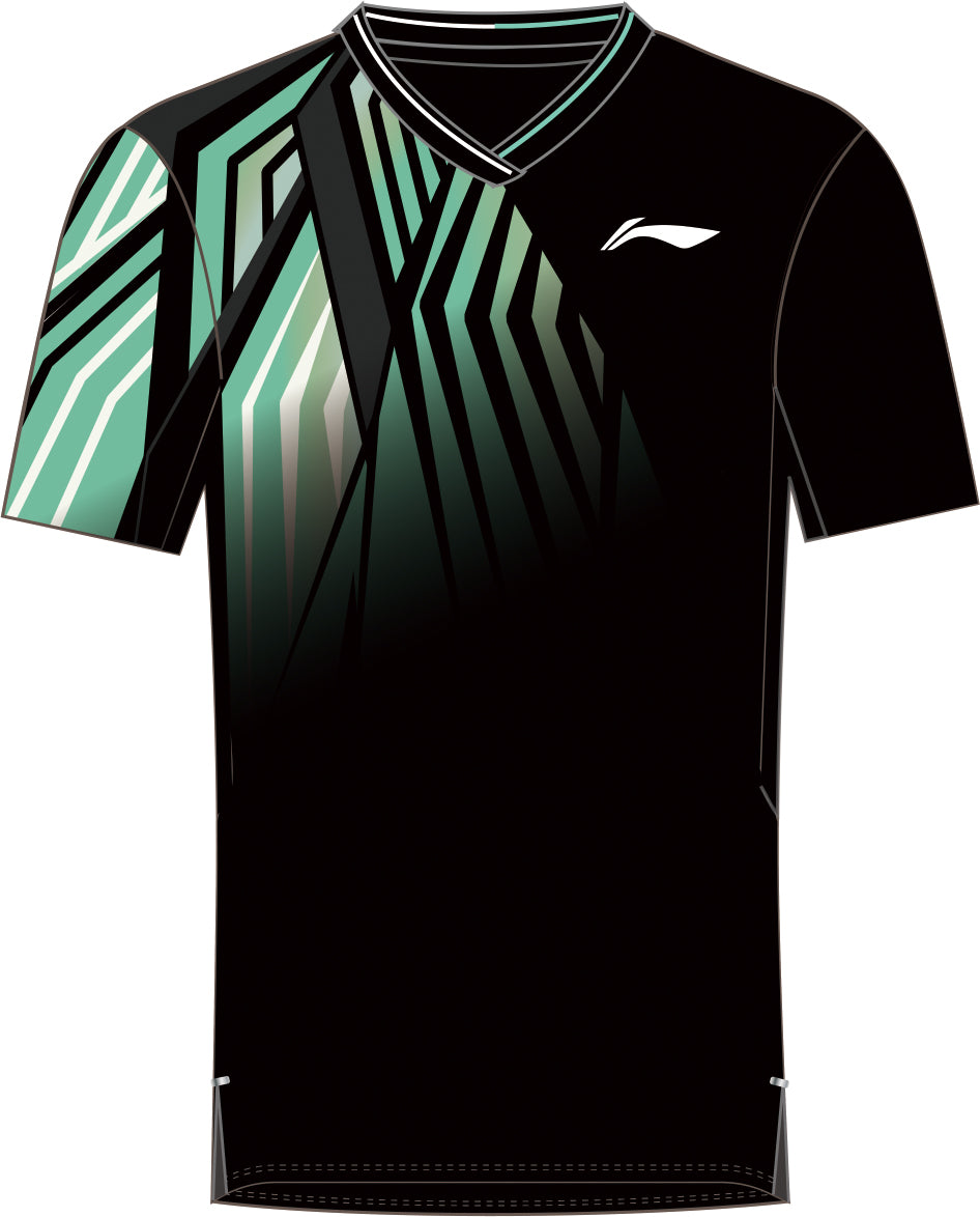 Men Team Sport Shirt "Jungle" Black - AAYT025-4