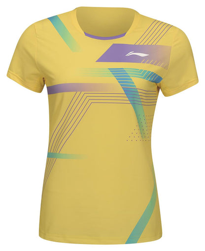 Damen Wettkampfshirt   gelb - AAYU138-4