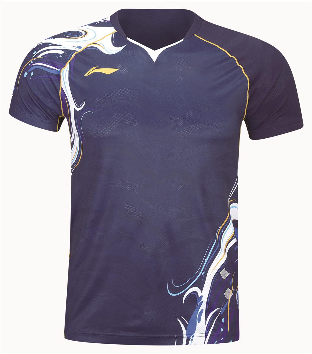 Herren Sportshirt Team" Koi - blau - AAYU229-4