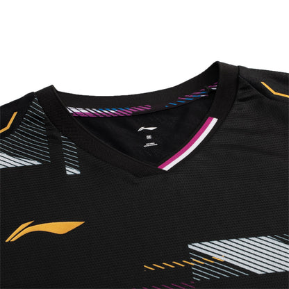 Herren Sportshirt Swing "International Players"  Black - AAYV031-1
