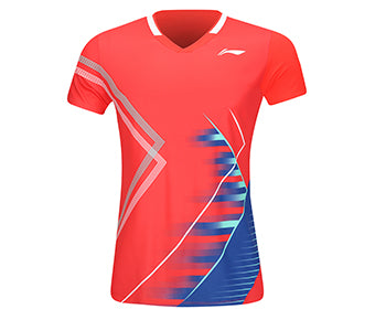 Damen Wettkampfshirt "National Teams" rot - AAYV046-5