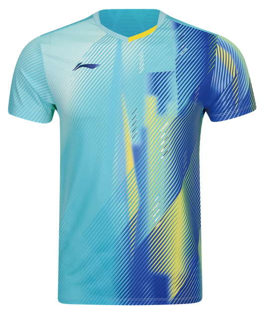 Tabletennis China National-Team Competitionshirt 2026 turquoise - AAYW137-2