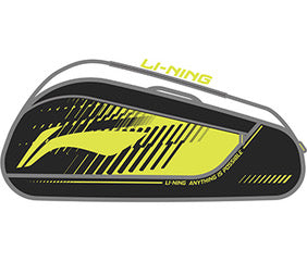 Badminton Schlägertasche 6in1 "Storm"  schwarz/gelb - ABLV029-1