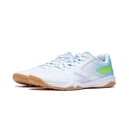 Professional Unisex Tischtennis Schuh "Champion" weiß/blau - APPS001-6
