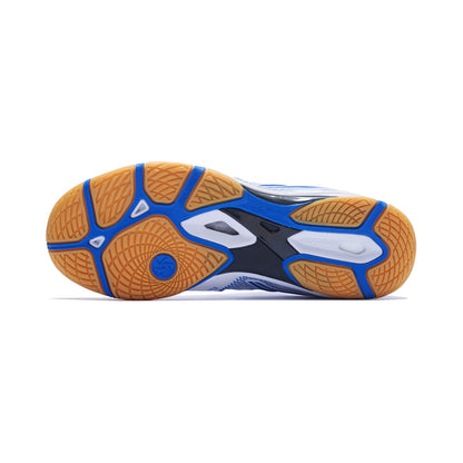 Unisex Tischtennisschuh Hawk Eye 2.0 Pro - weiß/blau - APPT009-1