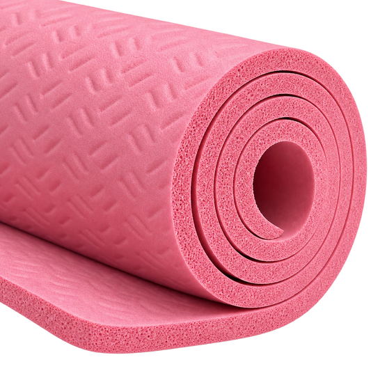 Yoga- und Gymnastikmatte pink 185*80*1cm AQDE028-2