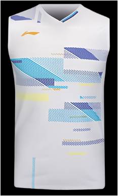 Men Sports tank top  "international Players" Fighter - white - AVSV021-2