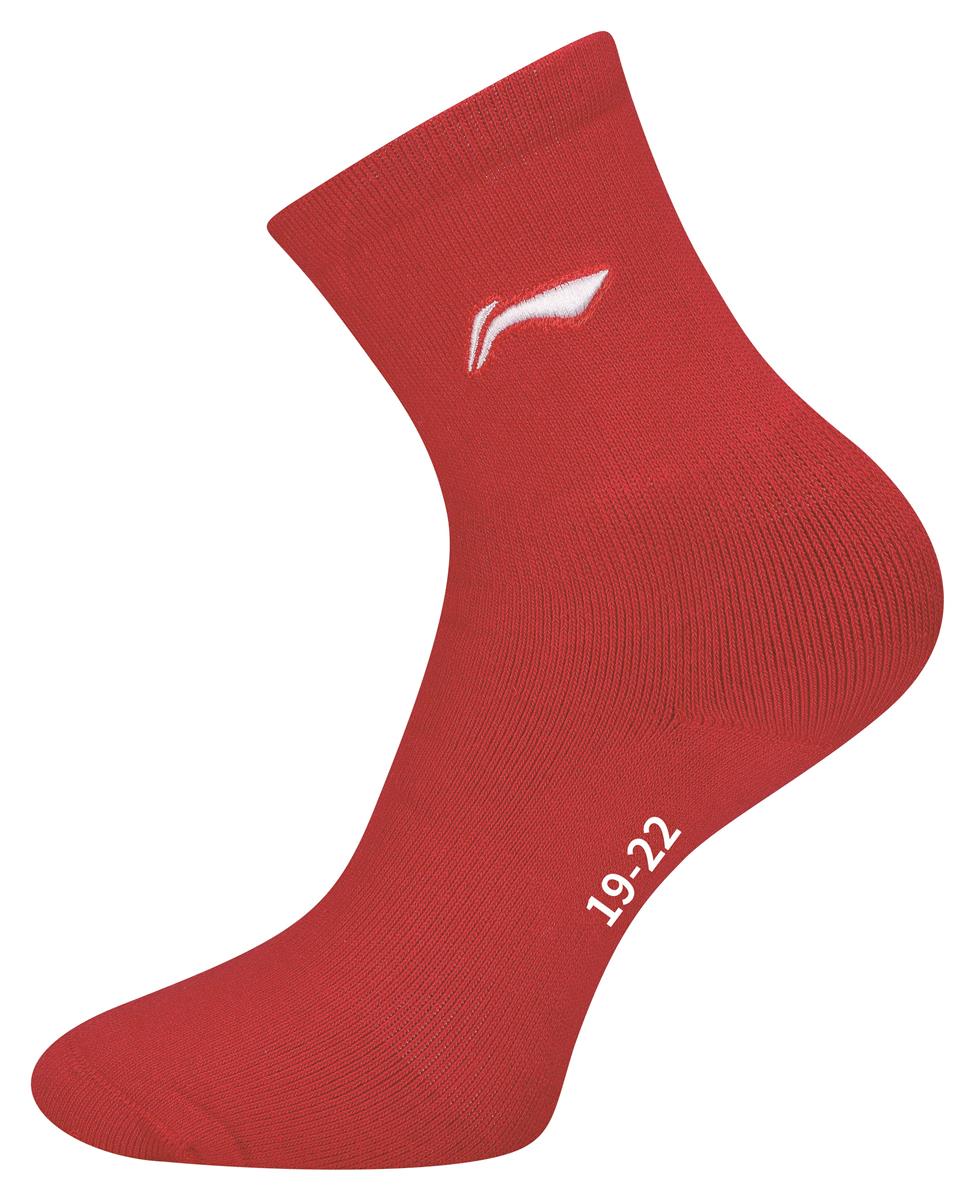 Kinder Unisex  Sportsocke Mid-Cut "Team" rot - AWSS393-3