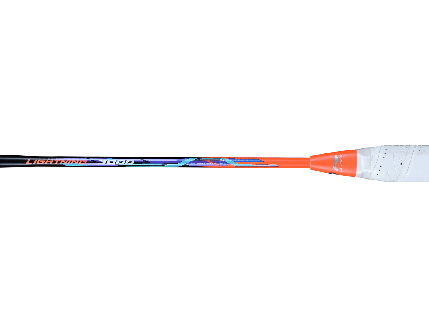 Badmintonschläger Lightning 3000 unbespannt Orange-Schwarz - AYPQ142-1