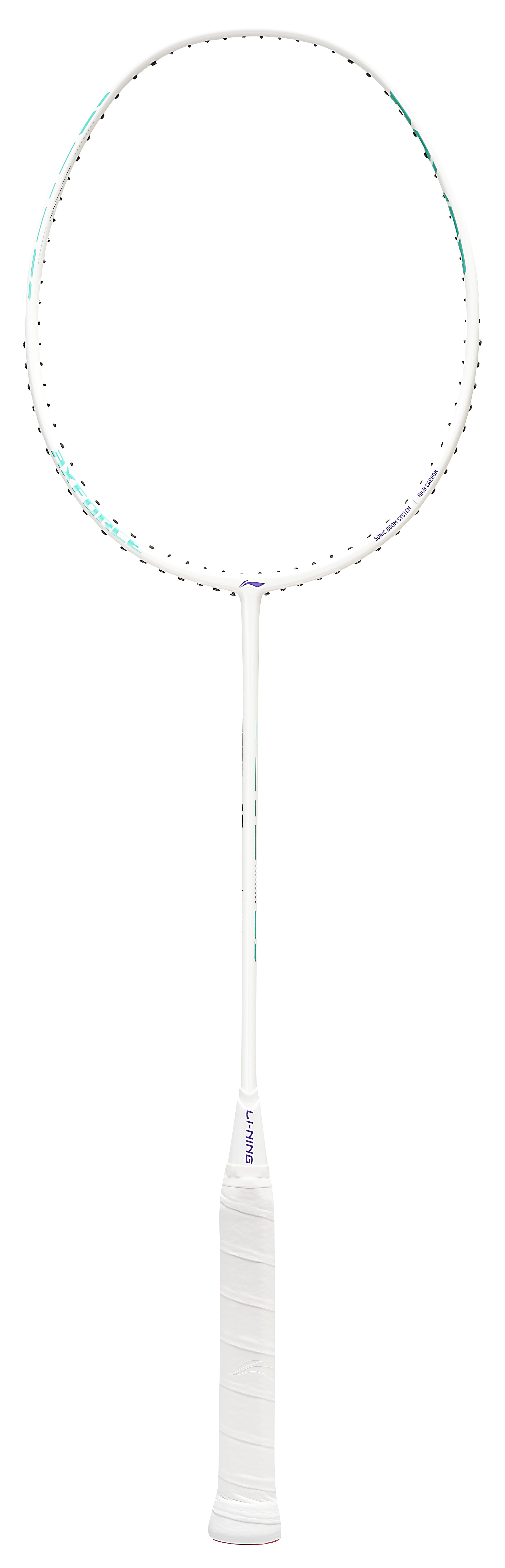 Badmintonschläger AXFORCE 10 (5U) weiß bespannt - AYPU105-50