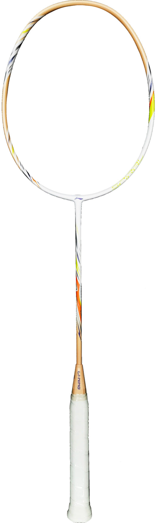Badmintonschläger BladeX Spiral (5U) - beige - unbespannt - AYPV017-5