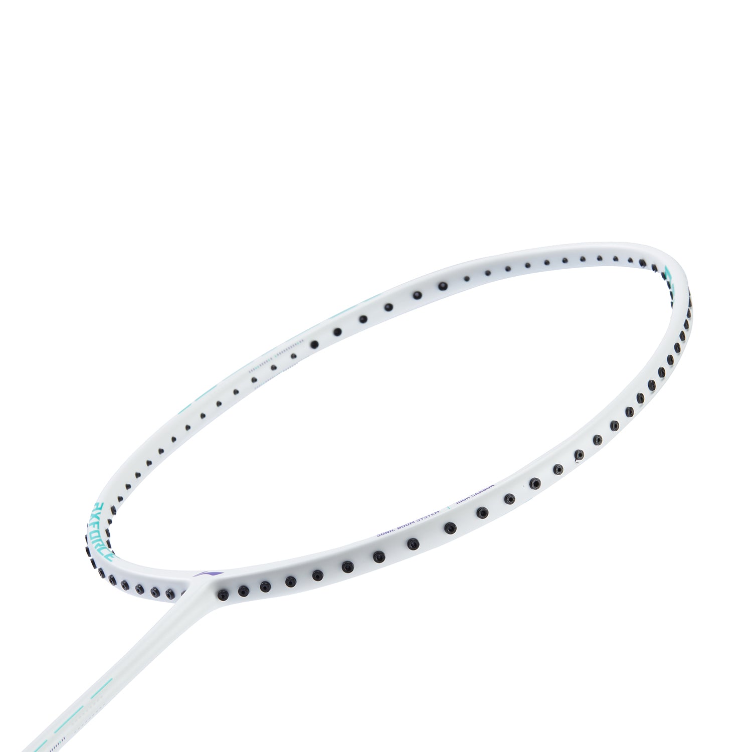 Badmintonschläger AXFORCE 10 (5U) weiß bespannt - AYPU105-50