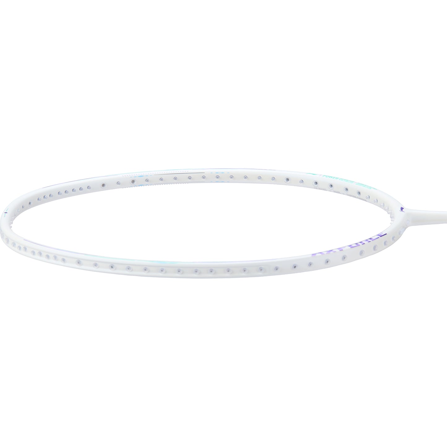 Badmintonschläger AXFORCE 80 (4U) weiß unbespannt - AYPV035-4