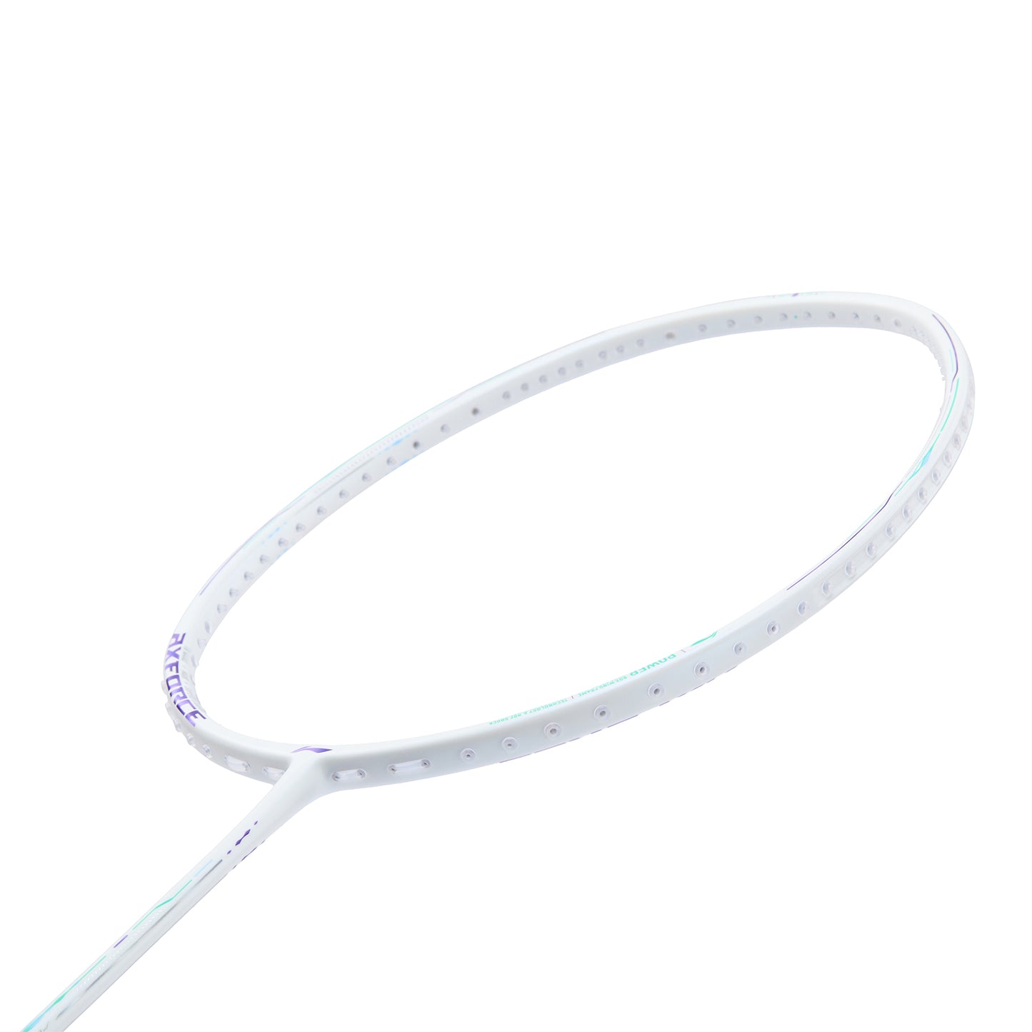Badmintonschläger AXFORCE 80 (4U) weiß unbespannt - AYPV035-4
