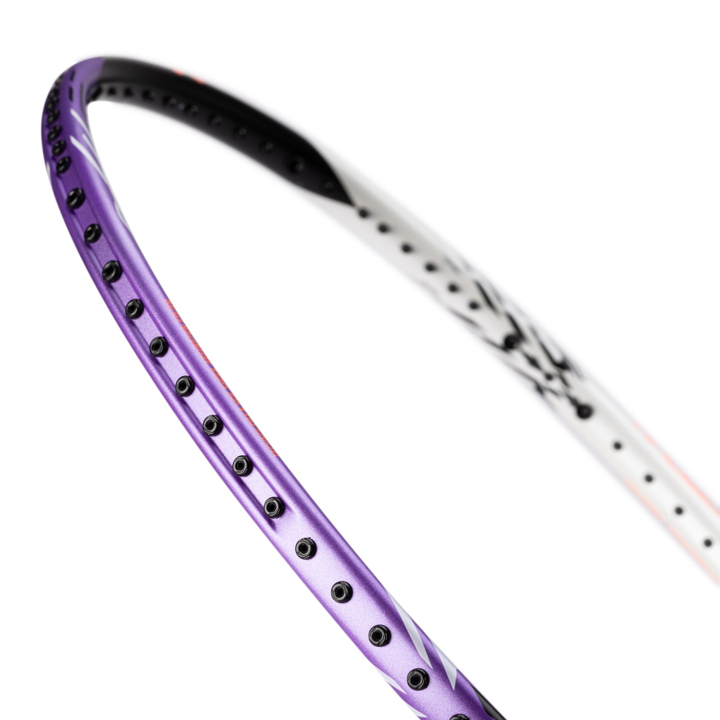 Badmintonschläger HalberTec 1000 (5U) schwarz/lila - bespannt  - AYPV021-50
